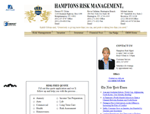 Tablet Screenshot of hamptonsriskmgmt.com